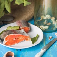 Красная рыба слабосоленая