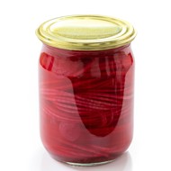 Красный лук на зиму в уксусном маринаде