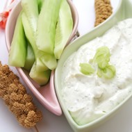 Крем-соус из хрена и зеленого лука