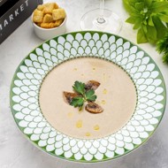 Крем-суп из грибов с сухариками