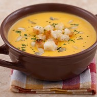 Крем-суп из тыквы с имбирем