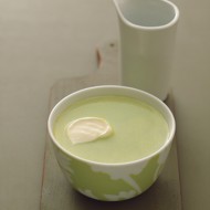 Крем-суп из водяного кресса и порея