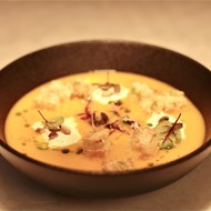 Крем суп из запеченной тыквы