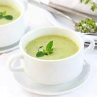 Крем-суп из зеленого горошка