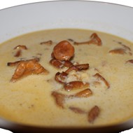 Крем-суп с лисичками