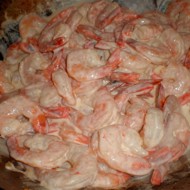 Креветки под соусом