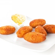 Крокеты из риса и ветчины с пармезаном