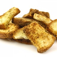 Кростини с оливковым маслом и чесноком