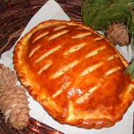 Кулебяка со сложной начинкой