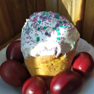 Кулич пасхальный творожный