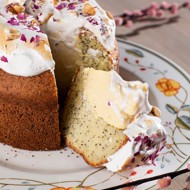 Кулич с кремом из маракуйи