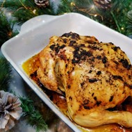Курица целиком в духовке