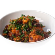 Курица с фасолью