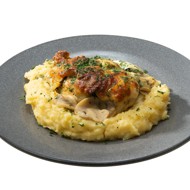 Курица с грибами в духовке