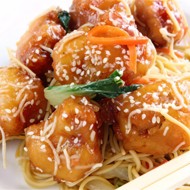 Курица с кунжутом