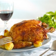 Курица с медом, горчицей и корицей