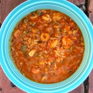 Курица с рисом и овощами по-креольски