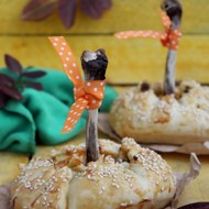 Курица с тыквой и сыром в тесте