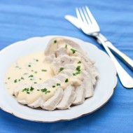 Курица с виноградно-лимонным соусом