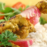 Курица тандури с рисом и кардамоном