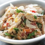 Курица в миндале с кускусом