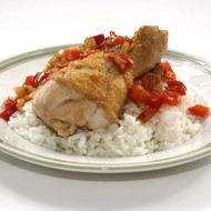 Курица в перечном соусе