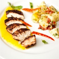 Курица, жареная в какао