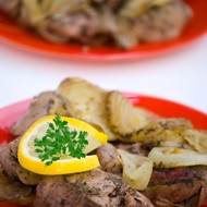 Куриная печень по-деревенски