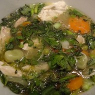 Куриная похлебка с овощами