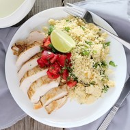 Куриная грудка с кускусом