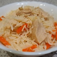 Куриная грудка с рисом басмати в духовке