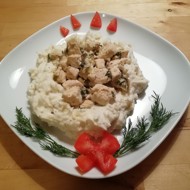 Куриная грудка в кефире