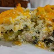 Куриная грудка, запеченная с цветной капустой и шпинатом