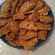 Куриные грудки в остром кляре