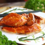 Куриные крылышки в глазури с грейпфрутом