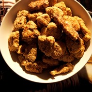 Куриные нагетсы в отрубях