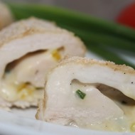 Куриные рулетики с сырной начинкой