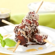 Куриные шашлыки в кунжуте