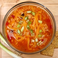 Куриный суп с помидорами