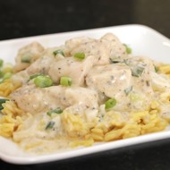 Куриное филе со сметаной и карри