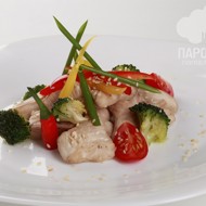 Куриное филе в китайском стиле на пару