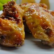 Куриные крылышки в медово-горчичном соусе