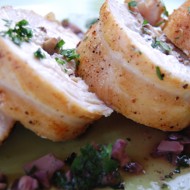 Куриные рулеты с грибами