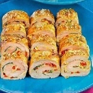 Куриные рулеты с перцем