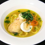 Лапша куриная с шафрановым ароматом