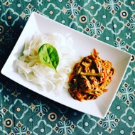 Лапша с арахисом по-тайски