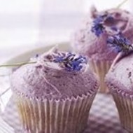 Лавандовые капкейки