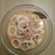 Легкая похлебка из кальмара