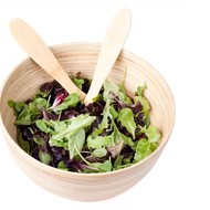 Легкий салат с горчичной заправкой