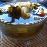 Легкий суп из французской фасоли и шпината